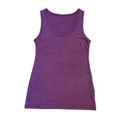 Damen Tank Top brombeere neu, Merinowolle & Tencel - Glückskind - Tank-Top - S