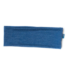 Stirnband royal blau, Merinowolle & Seide (bio/GOTS) - Glückskind - Stirnband - S